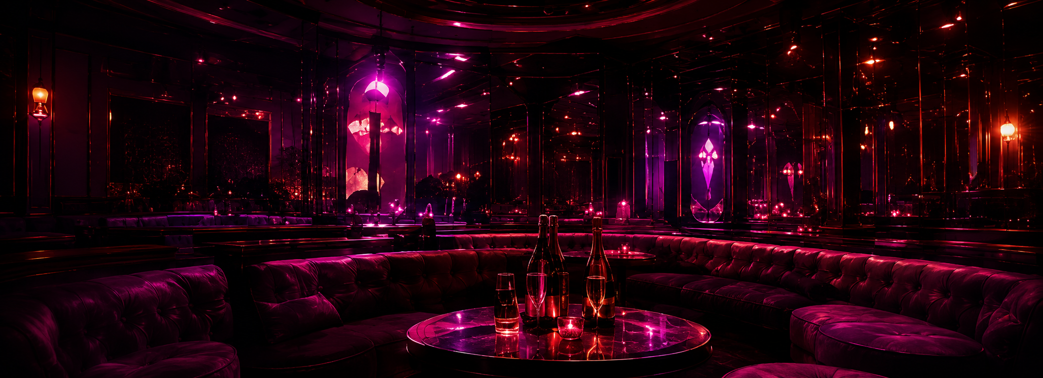 Luxury VIP club lounge
